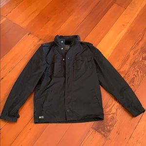 Black military style jacket